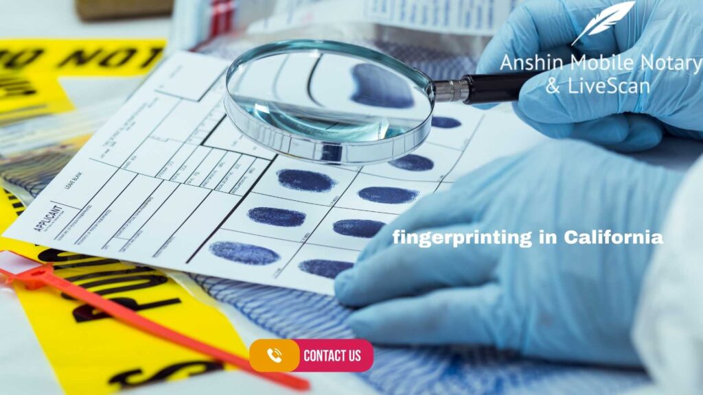 What is the Procedure of FBI fingerprinting check? Anshin Mobile